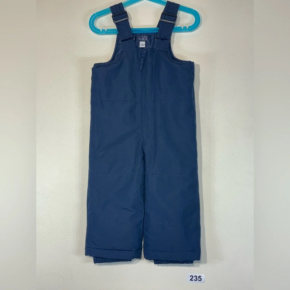 The‎ Children's Place Dark Blue Kids Snow Overalls Size 2T
